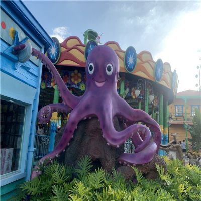 商场户外园林景观玻璃钢大型八爪鱼博鱼网页版