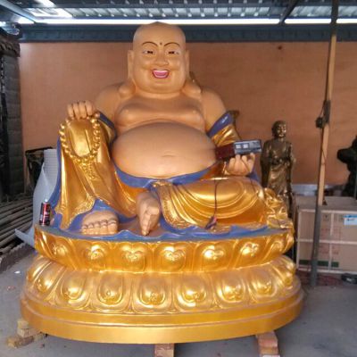 宗教寺庙大型玻璃钢弥勒佛博鱼网页版