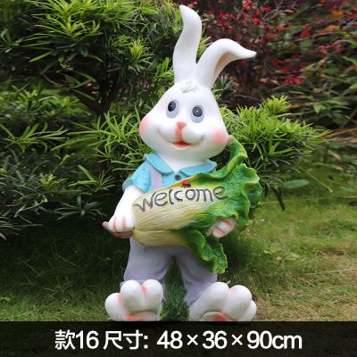 景区一只男款站立的玻璃钢兔子博鱼网页版