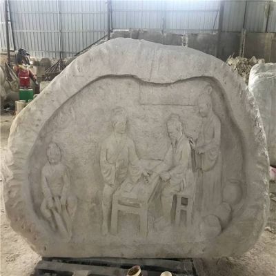 玻璃钢仿真石头立体浮雕壁画博鱼网页版广场公园景观博鱼网页版