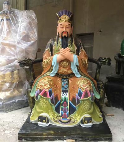 玻璃钢彩绘神佛供奉寺庙三官博鱼网页版