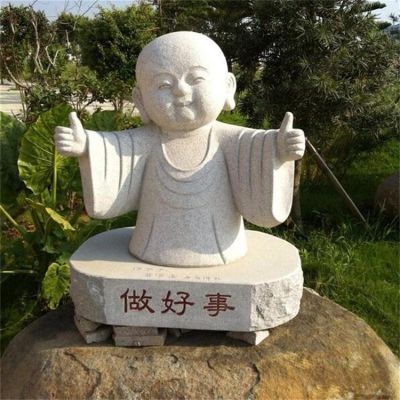 大理石石雕户外园林景观小和尚博鱼网页版