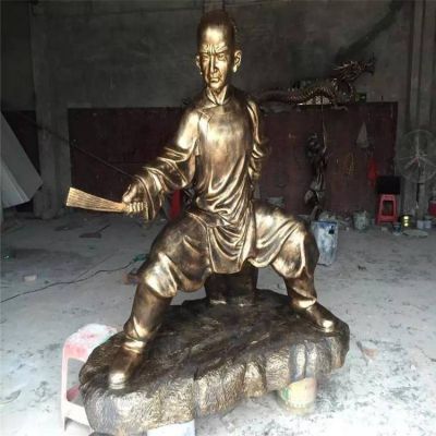 广场玻璃钢黄飞鸿人物博鱼网页版