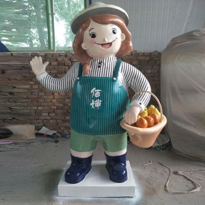 饭店农场玻璃钢卡通人物博鱼网页版