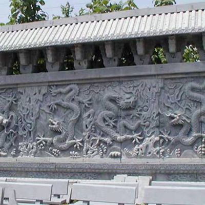 浮雕大型大理石石雕影壁博鱼网页版