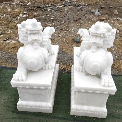 大理石石雕庭院门口貔貅博鱼网页版