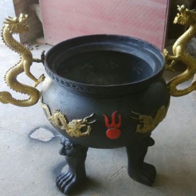 铜雕户外寺庙大型香炉博鱼网页版