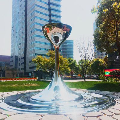 户外广场不锈钢镜面景观博鱼网页版