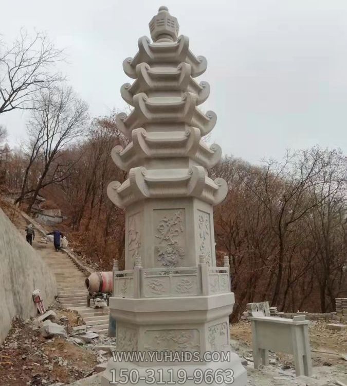 大理石石雕户外景观佛塔博鱼网页版