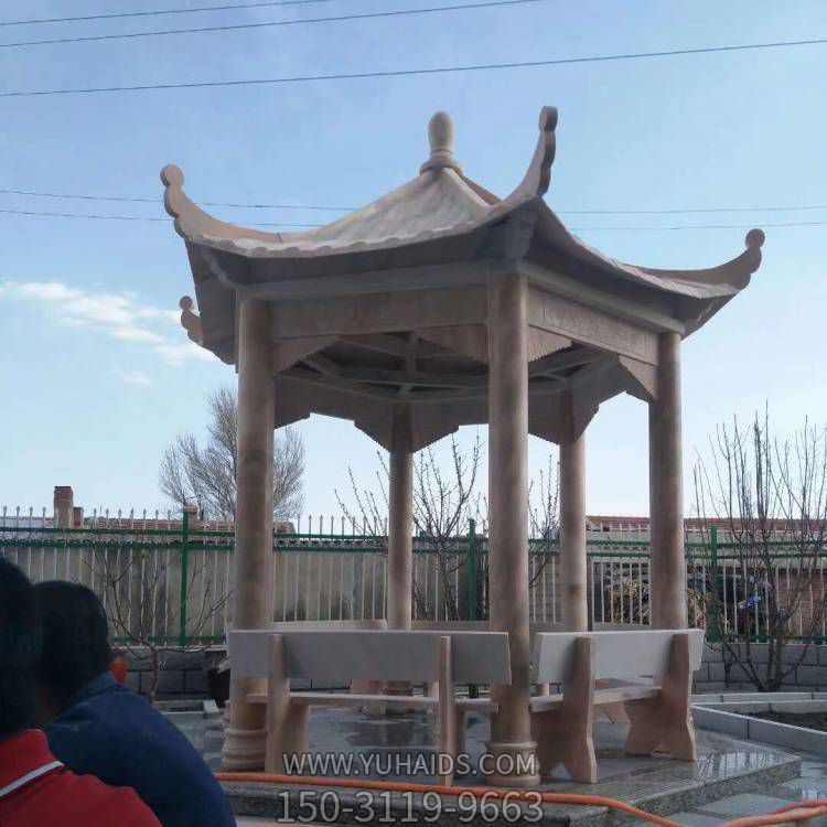 古代园林石亭子雕刻样式 仿古建筑石雕凉亭石长廊制作博鱼网页版