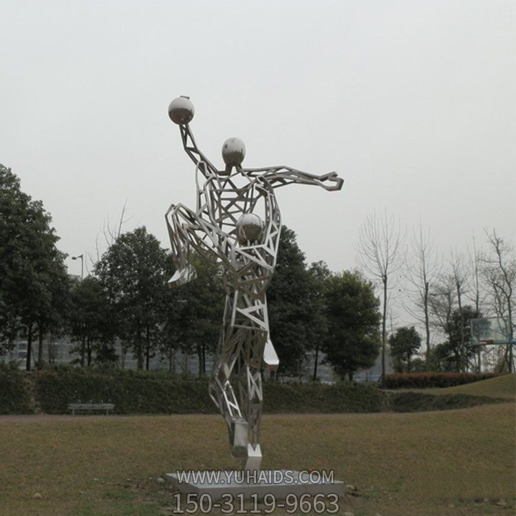 广场不锈钢镂空运动抽象人物景观摆件博鱼网页版