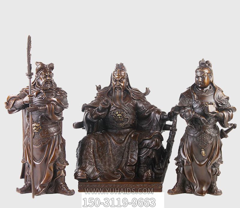 铜雕寺庙大型关公博鱼网页版