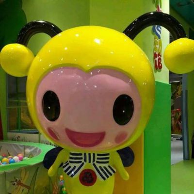 儿童乐园玻璃钢卡通萤火虫公仔博鱼网页版