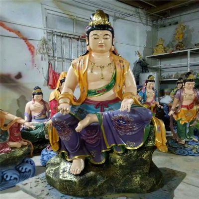 景区寺庙大型玻璃钢彩绘观音博鱼网页版