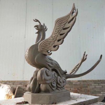 不锈钢彩绘园林景观抽象凤凰博鱼网页版
