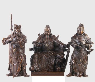 铜雕寺庙大型关公博鱼网页版