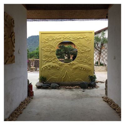 庭院石材浮雕 中式屏风博鱼网页版