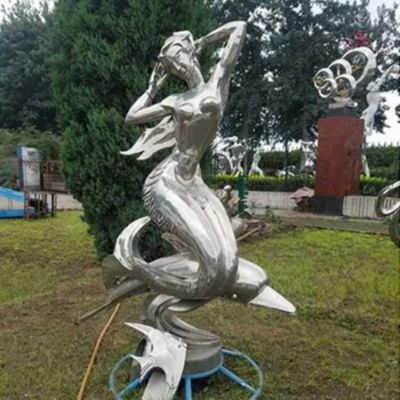 园林户外不锈钢镜面美人鱼博鱼网页版