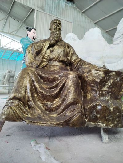 老中医玻璃钢仿铜古代人物博鱼网页版