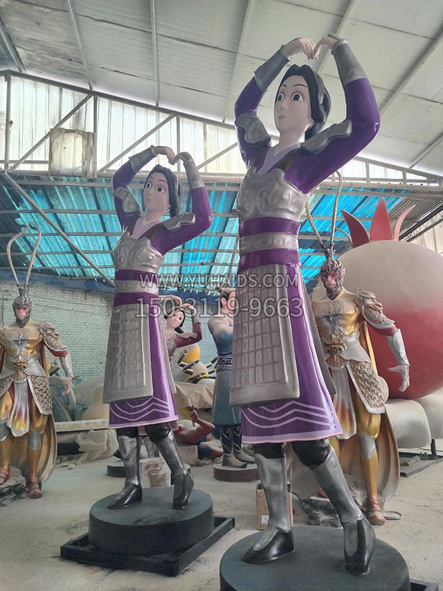 3米高殷夫人玻璃钢博鱼网页版