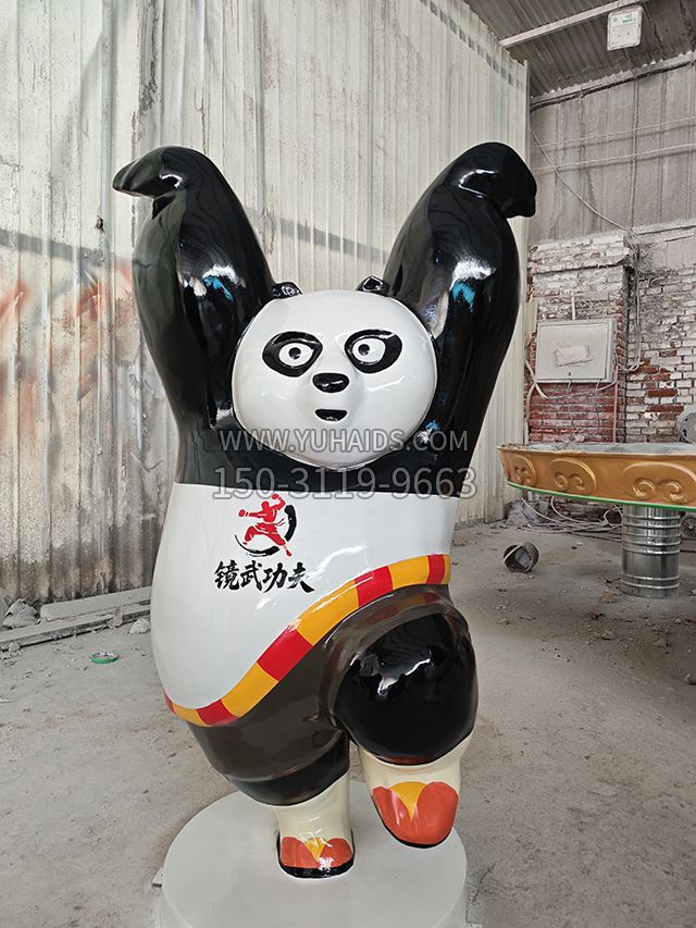 白鹤展翅玻璃钢功夫熊猫博鱼网页版