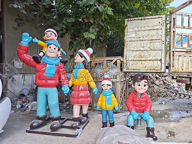 亲情人物博鱼网页版玻璃钢人物