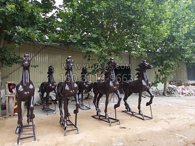 玻璃钢仿铜马群博鱼网页版