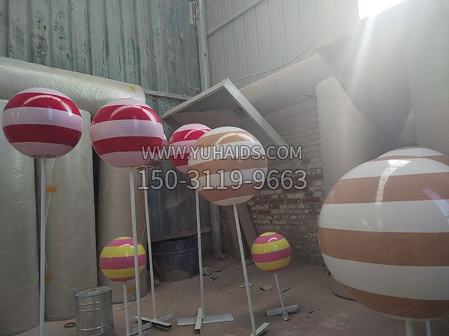 玻璃钢棒棒糖博鱼网页版摆件