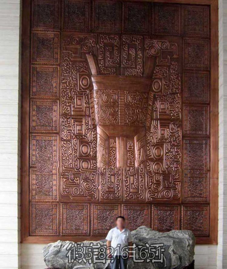 法院大厅大型鼎浮雕