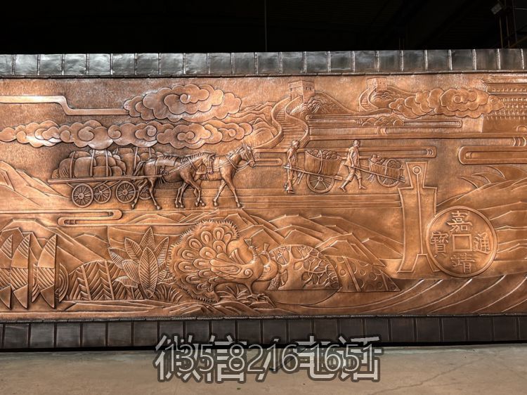 中国传统文化浮雕壁画装饰墙