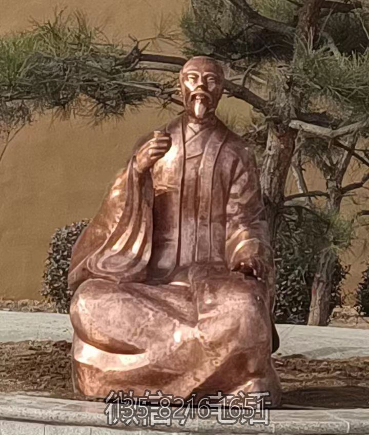 紫铜锻造人物圆雕博鱼网页版