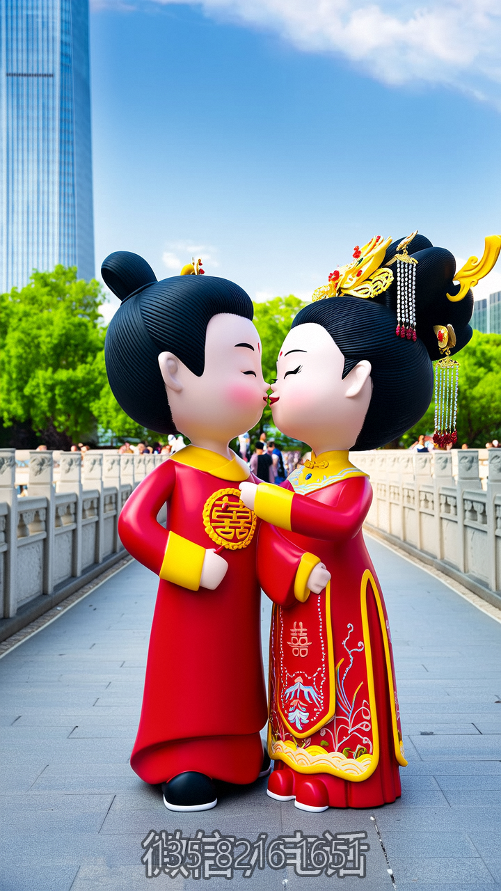 接吻的古代新郎新娘博鱼网页版