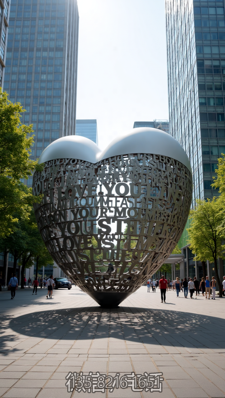 iloveyou不锈钢字面爱心博鱼网页版