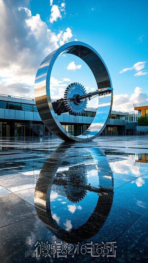 城市广场创意齿轮景观博鱼网页版