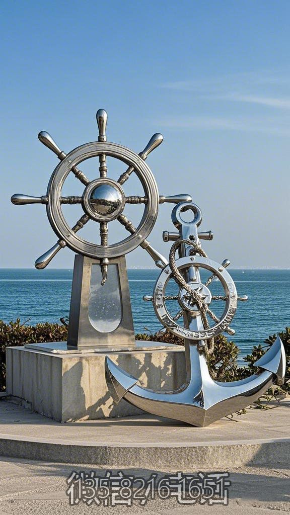 不锈钢船锚和船舵