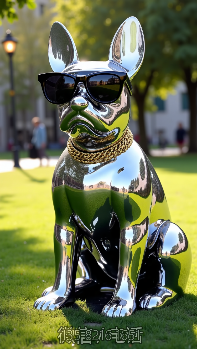 戴墨镜的不锈钢小狗博鱼网页版