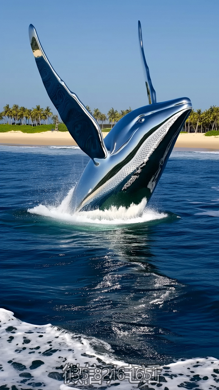 出水鲸鱼镜面不锈钢博鱼网页版