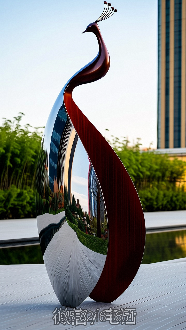 抽象艺术孔雀不锈钢博鱼网页版