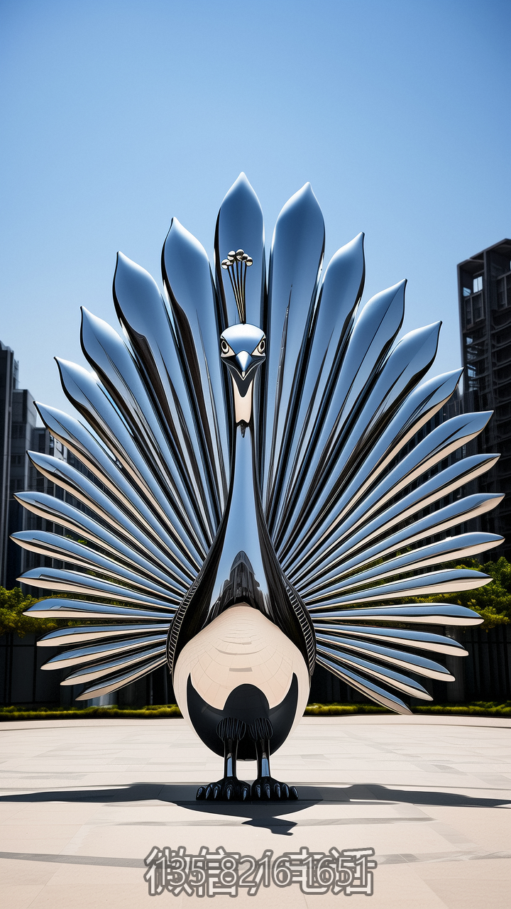 镜面仿真不锈钢孔雀博鱼网页版