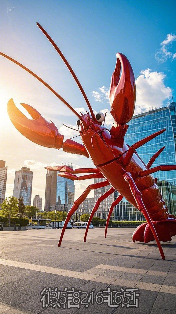 不锈钢喷漆仿真龙虾博鱼网页版