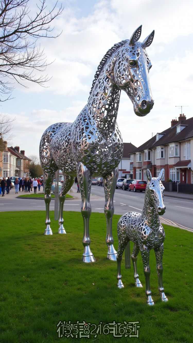 镂空不锈钢母子马博鱼网页版