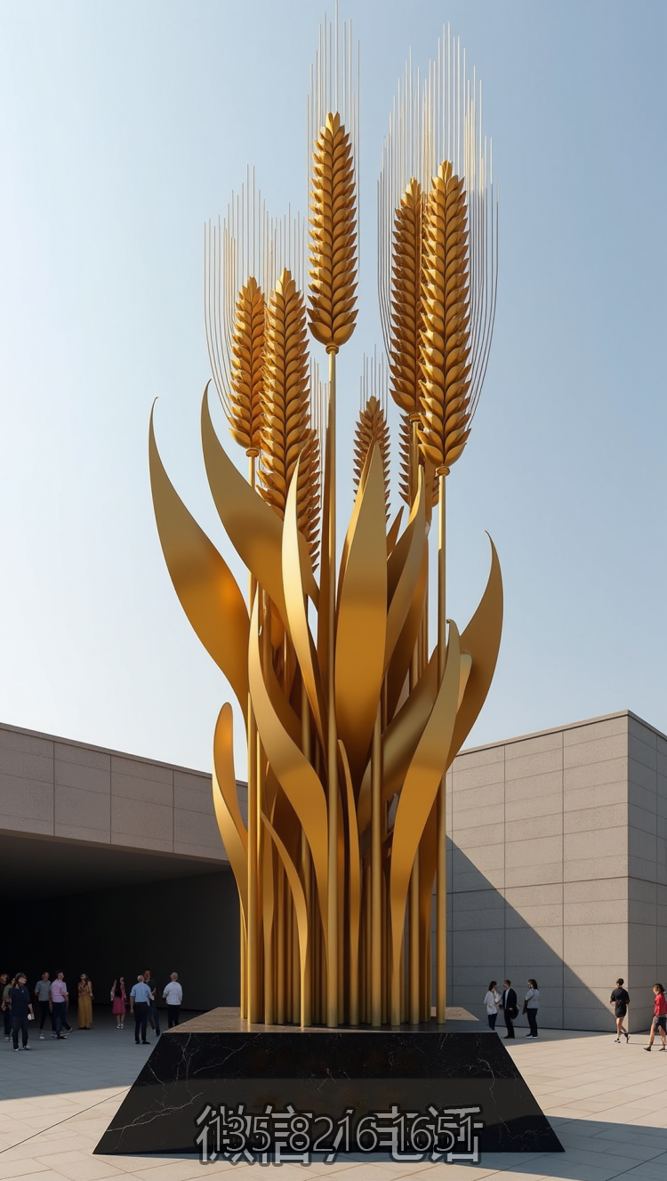 仿真麦子不锈钢麦穗博鱼网页版