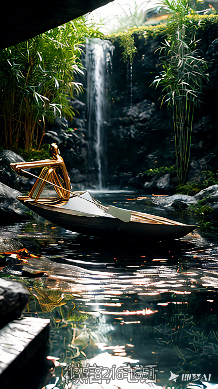 不锈钢划船的抽象人物、小船博鱼网页版