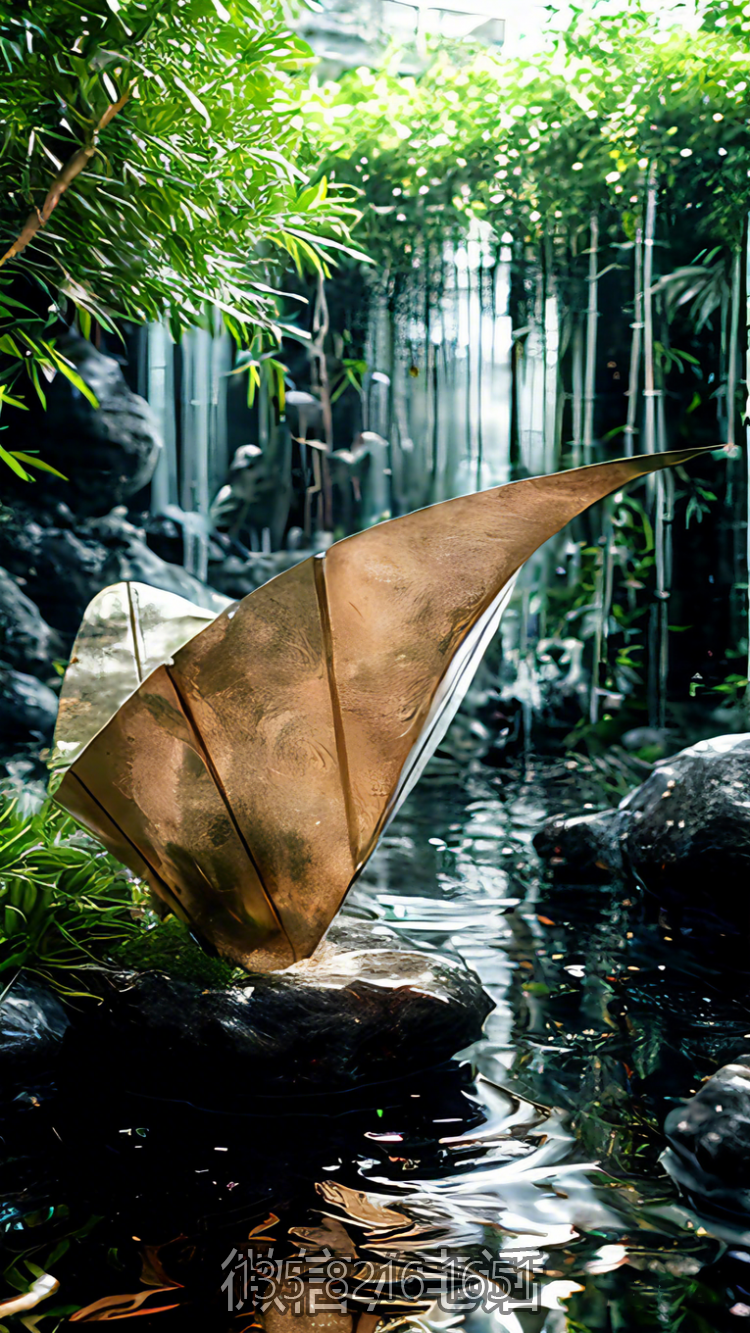 船型不锈钢树叶景观博鱼网页版