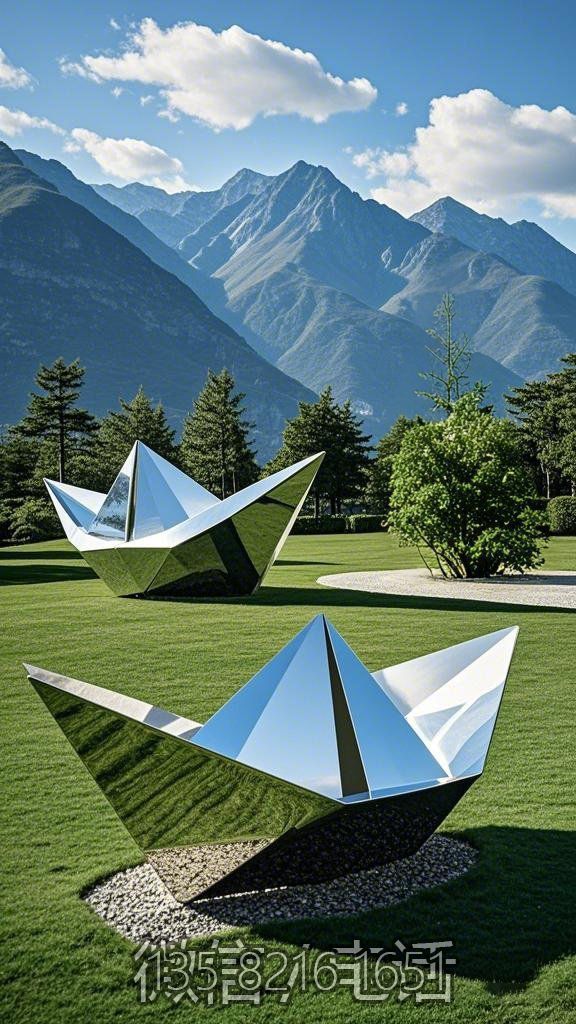 园林草坪不锈钢镜面小船博鱼网页版