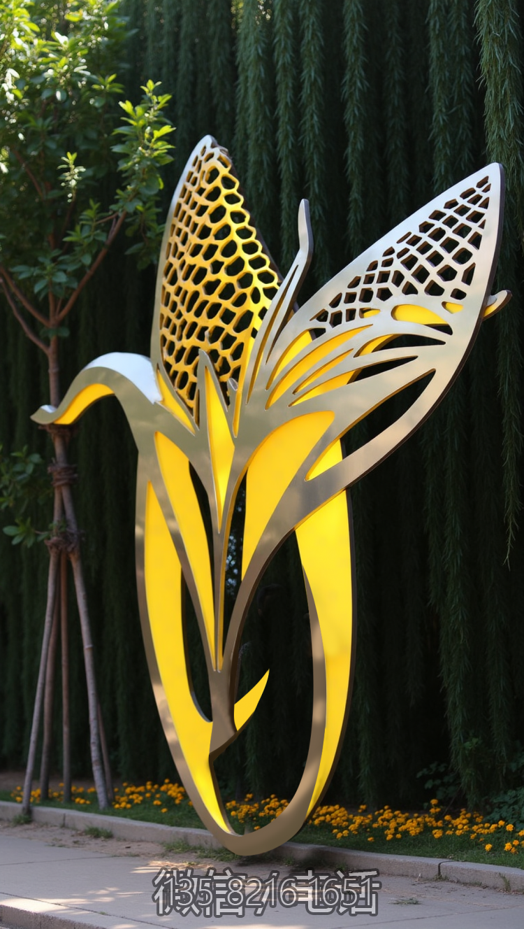 不锈钢剪影镂空玉米博鱼网页版