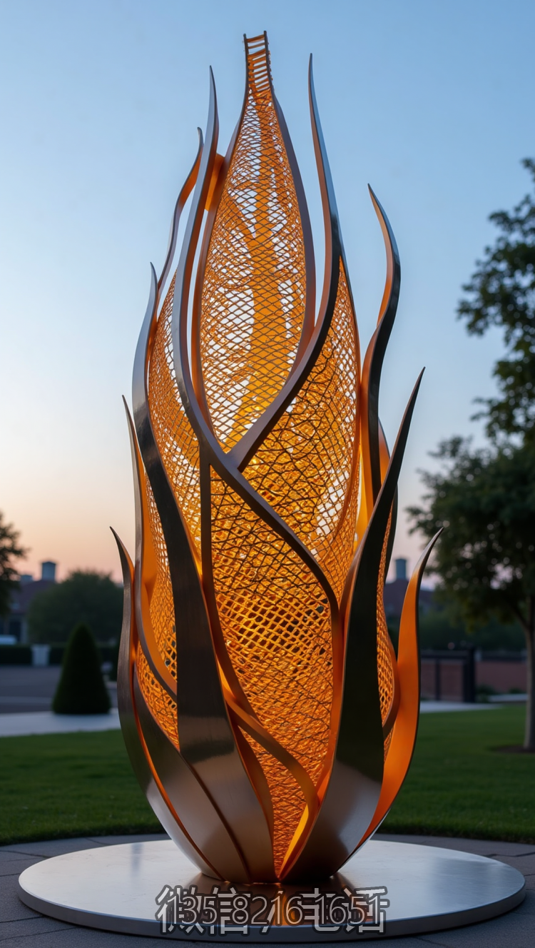 不锈钢镂空艺术玉米棒子景观博鱼网页版