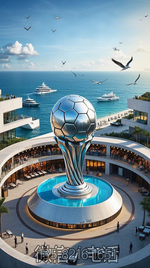 镜面不锈钢足球景观博鱼网页版大型城市地标博鱼网页版