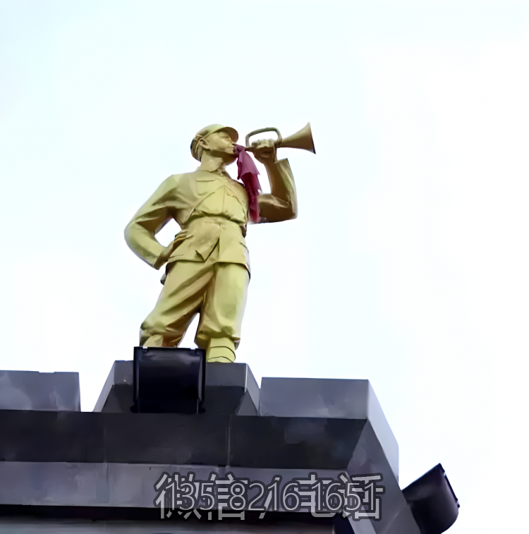 吹军号的红军人物铜博鱼网页版