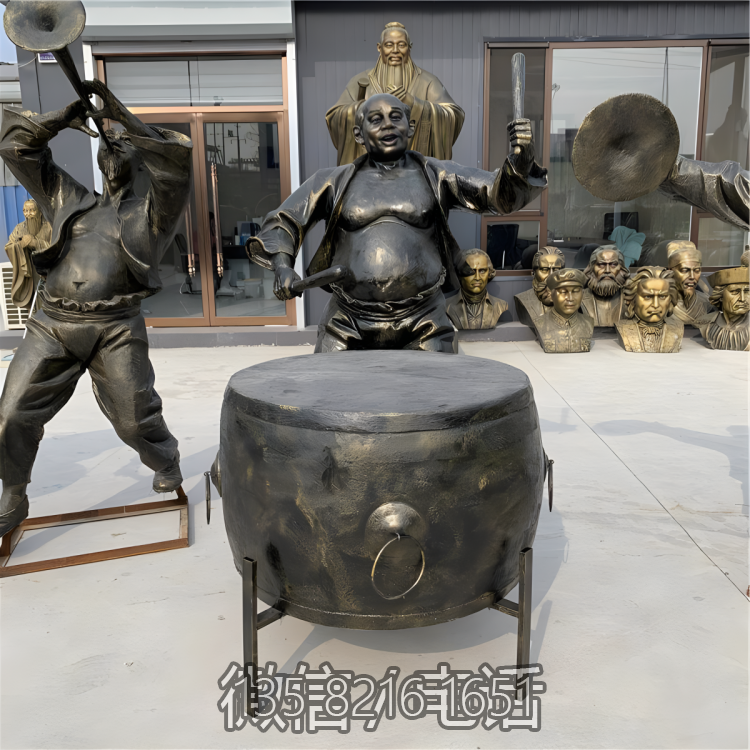 玻璃钢仿铜打鼓的人物博鱼网页版